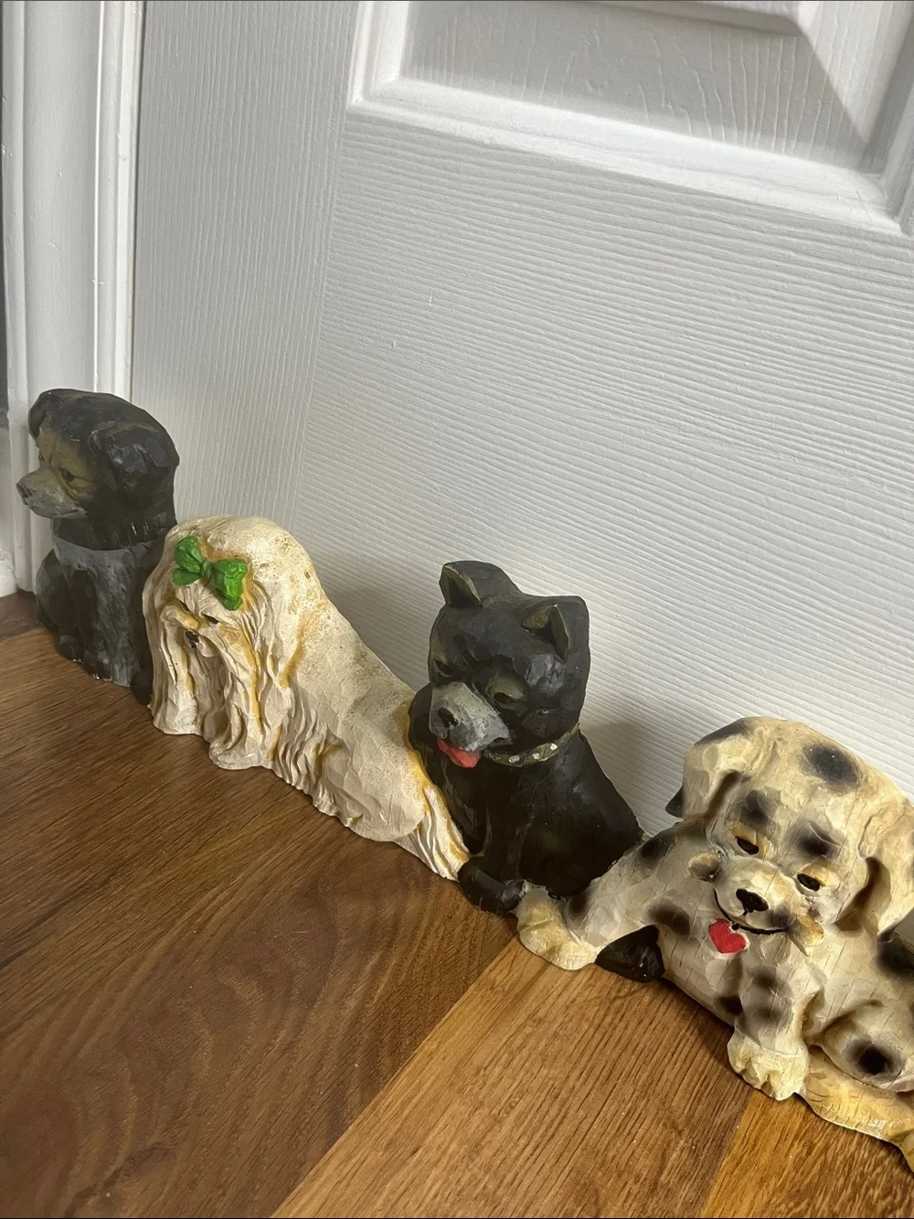 Decorative Dog Figurine for Wall or Shelf